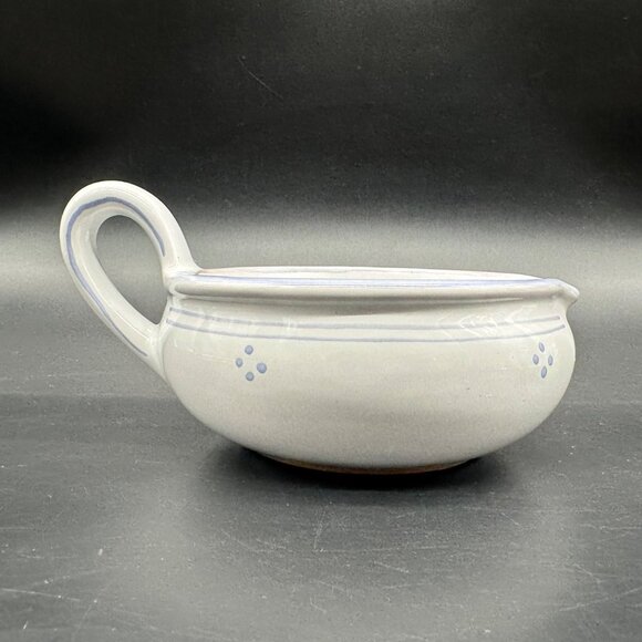 Vintage Sauce Dish Gravy Boat Dieulefit France PHP Pottery Lavender Purple - Picture 4 of 11